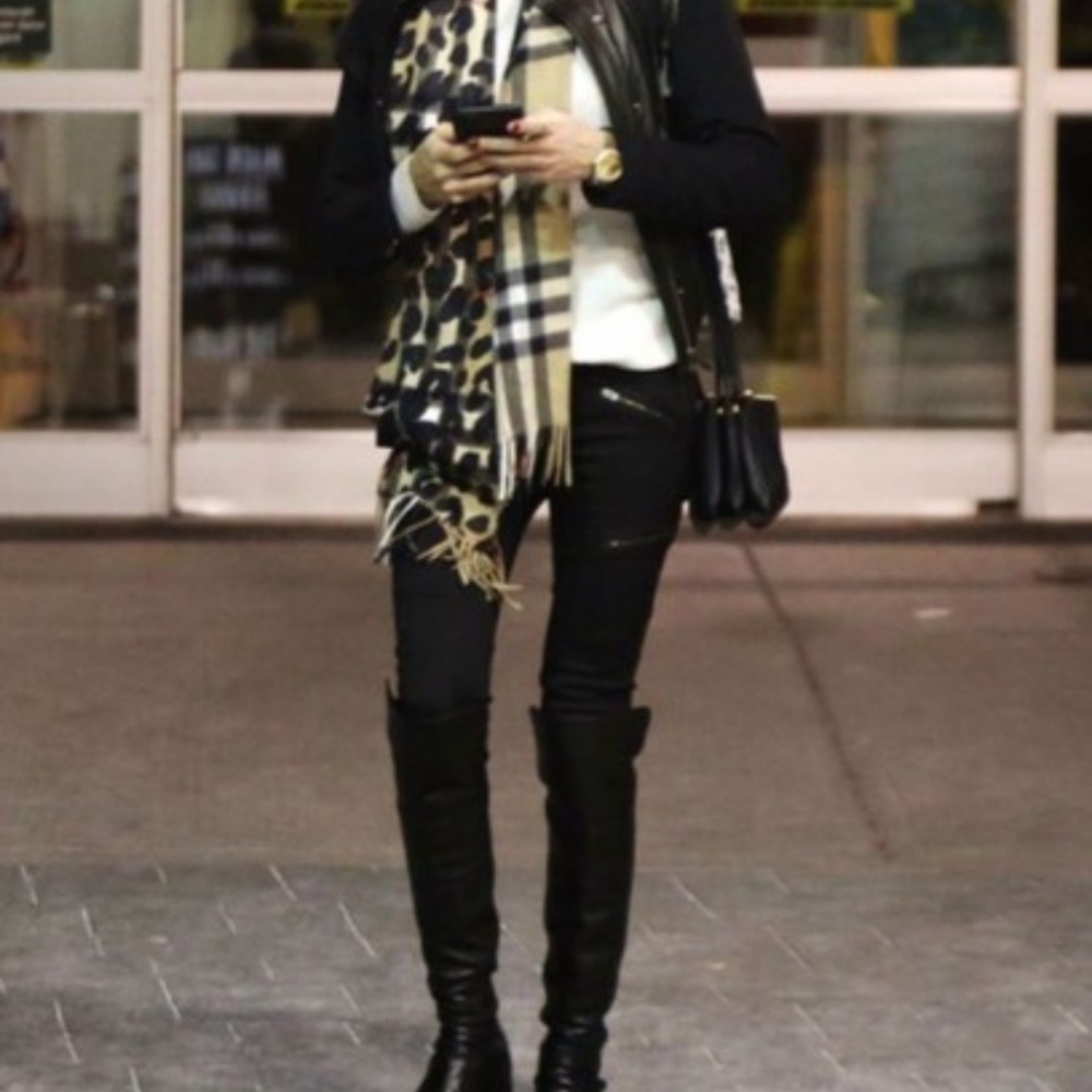 7 for all mankind zipper‎ embellished skinny jeans